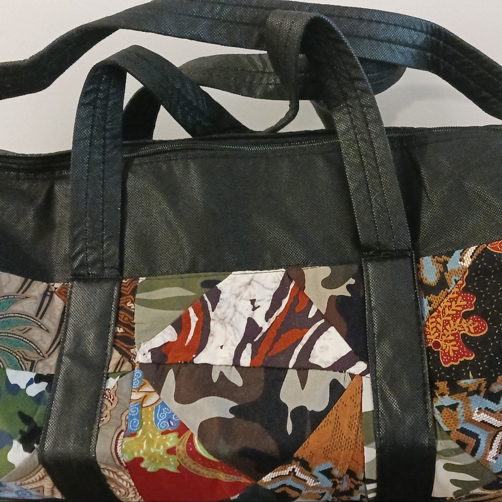 Patchwork Bali Ajung Collection Boho Tote Luggage… - image 5